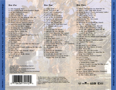 Peace In The Valley - The Complete Gospel Recordings - EU 2004 - Elvis Presley CD