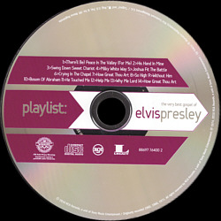 Playlist: The Very Best Gospel Of Elvis Presley - USA 2015 - Sony Legacy 88875 14919 2 - Elvis Presley CD