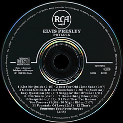 Pot Luck With Elvis - Germany 1990 - BMG ND 89098