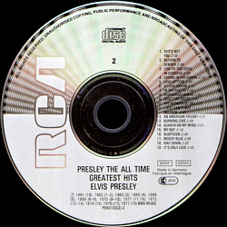 PRESLEY The All Time Greatest Hits - Germany 1994 - BMG PD 90100 (2)-1 - Elvis Presley CD