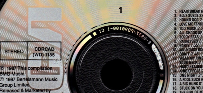 PRESLEY The All Time Greatest Hits - South Africa 1993 - BMG CDRCAD (WD) 1185-1