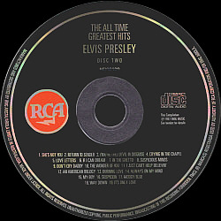 PRESLEY The All Time Greatest Hits - New Zealand 2000 - BMG ND 90100
