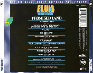 Promised Land   -  The Original Elvis Presley Collection Vol. 47 - EU 1999 - BMG 74321 90648 2 - Elvis Presley CD