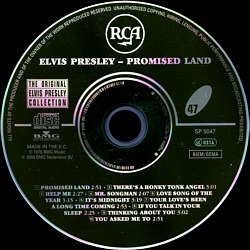 Promised Land   -  The Original Elvis Presley Collection Vol. 47 - EU 1999 - BMG 74321 90648 2 - Elvis Presley CD