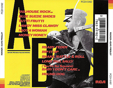 Rocker - USA 1995 - BMG PCD1-5182 - Elvis Presley CD