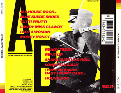 Rocker - USA 1997 - BMG PCD1-5182 - Elvis Presley CD
