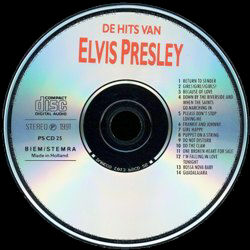 RTL4 Presenteert De Hits Van Elvis Presley - Netherlands 1991 - BMG PS CD 25