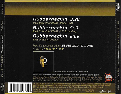 Rubberneckin' - Chile 2003 - BMG 82876-54218-2 - Elvis Presley CD