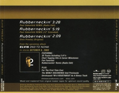 Rubberneckin' - Japan 2003 - BMG BVCM 39601 - Elvis Presley CD