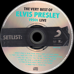 SETLIST: The Very Best Of Elvis Presley 1950s  Live - Australia 2012 - Sony Legacy 88691973792  - Elvis Presley CD