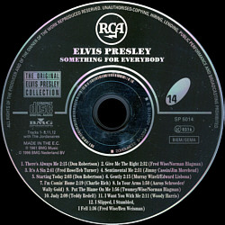 Something For Everybody - The Original Elvis Presley Collection - BMG EU 1999 - BMG 74321 90615 2 - Elvis Presley CD