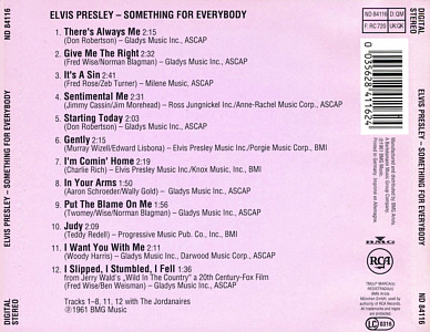 Something For Everybody - Germany 1993 - BMG ND 84116