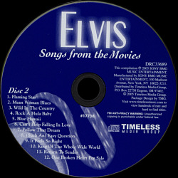 Songs From His Movies (Timeless Music) - USA 2005 - Sony/BMG 17738 - Elvis Presley CD