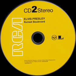 Sunset Boulevard - Sony Legacy 19802905512 - EU 2025 - Elvis Presley CD