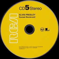 Sunset Boulevard - Sony Legacy 19802905512 - EU 2025 - Elvis Presley CD