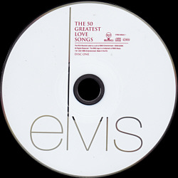 The 50 Greatest Love Songs - BMG 74321 90075 2-  UK 2001 - Elvis Presley CD