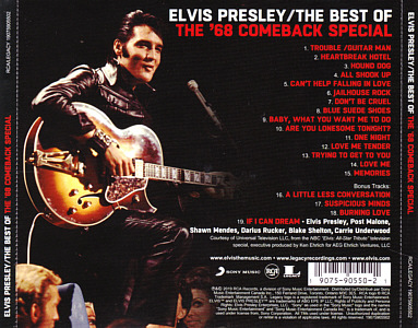 The Best Of The '68 Comeback Special - Sony Legacy 19075905502 - Canada 2018 - Elvis Presley CD