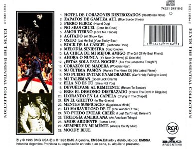 The Essential Collection - Argentina 1995 - BMG 74321 24916 2