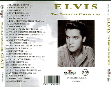 The Essential Collection - Chile 1997 - BMG 74321 24916 2 - Elvis Presley CD