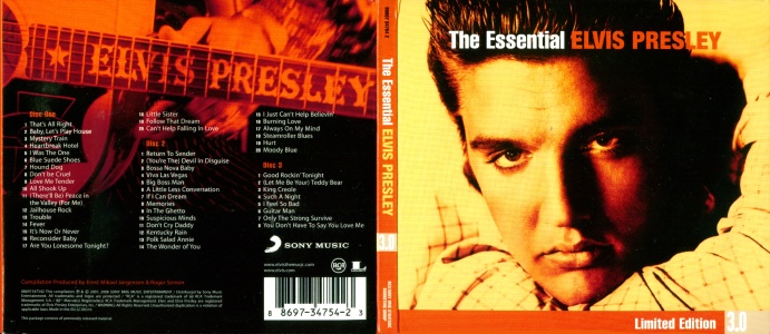 The Essential Elvis Presley - Limited Edition 3.0 - EU 2008 - Sony Music 88697 34754 2