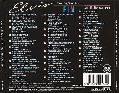 The Definitive Film Album - Germany 1991 - BMG ND 90418 - Elvis Presley CD