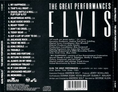 The Great Performances - BMG M 20.067 - Brazil 1996