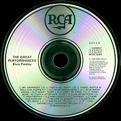 The Great Performances - BMG 2227-2-R - Canada 1993