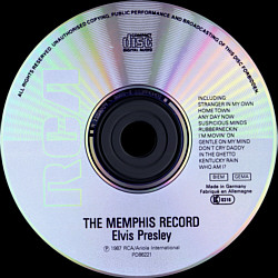 The Memphis Record - Germany 1991 - BMG PD 86221 - Elvis Presley CD