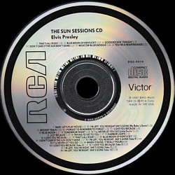 The Sun Sessions CD - USA 1989 - CRC Columbia House Music Club - BG2 06414 - Elvis Presley CD