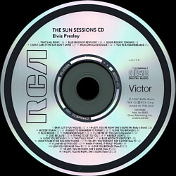 The Sun Sessions CD - USA 1999 - BMG 6414-2-R - BMG Direct Marketing - elvis Presley CD
