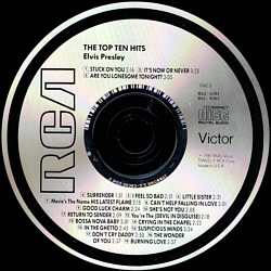The Top Ten Hits - USA 2000 - BMG BG2 6383 - CRC - Elvis Presley CD