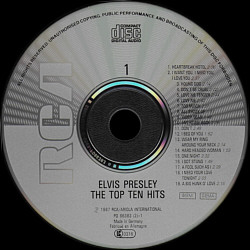 The Top Ten Hits - Germany 1993 - BMG PD 86383(2) - Elvis Presley CD