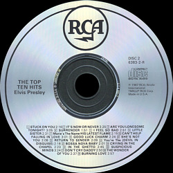 The Top Ten Hits - USA 1991 - BMG 6383-2-R - Elvis Presley CD