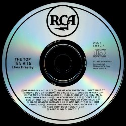 Disc 1 - The Top Ten Hits - 2CDs - BMG 6383-2-R - USA 1993