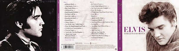 Timeless Favorites - USA 2008 - Sony Music 43314 (Sommerset) - Elvis Presley CD