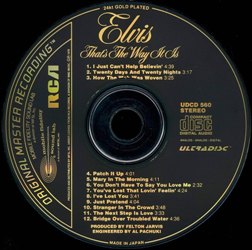 That's The Way It Is - 24 kt gold plated disc - USA(Japan) 1992 - BMG UDCD-560