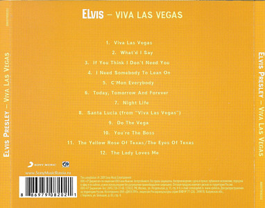 Viva Las Vegas (Movie Soundtracks) - Russia 2010 - Sony 88697728812 - Elvis Presley CD