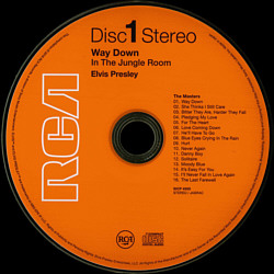 Way Down In The Jungle Room - Sony Music SICP 5950~1- Japan 2016 - Elvis Presley CD