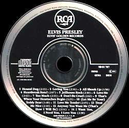 Wurlitzer Jukebox Highlights Volume 1 - Elvis' Golden Records - ND 81707 - Germany 1997
