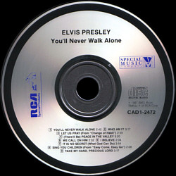 You'll Never Walk Alone - USA 1991 - BMG CAD1-2472 - Elvis Presley CD