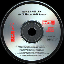 You'll Never Walk Alone - USA 1994 - BMG CAD1-2472 - Elvis Presley CD