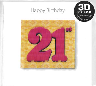 20 Funtastic Party Hits - Happy Birthday 21st  - UK 2007 - Sony BMG / CD Card Company CD594S - Elvis Presley Various Artist CD