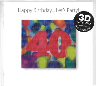 20 Funtastic Party Hits - Happy Birthday 40th ... Let's Party&nbsp; - UK 2007 - Sony BMG / CD Card Company CD594S - Elvis Presley Various Artist CD