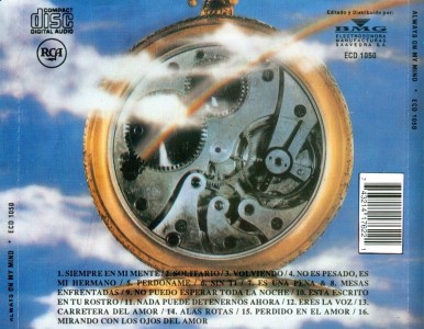 Always On My Mind - Argentina 1992 - BMG Argentina ECD1050