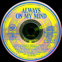 Always On My Mind - Argentina 1992 - BMG Argentina ECD1050