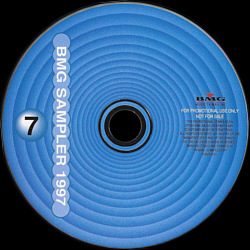 Artist Of The Month  BMG Sampler 1997 Vol. 7  - Taiwan 1997 - BMG - Elvis Presley Various Artists CD