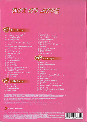 Box Of Love- India 2004 - Sony- BMG 88697658699 2 - Elvis Presley CD