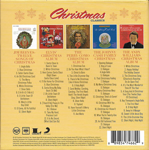 Christmas Classics 5 CD Box - EU 2017 - Sony Music 88985474662 - Elvis Presley Various Artists CD