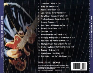 Die CD Fr Alle Sinne - EU 2006 - Sony/BMG 88697023542