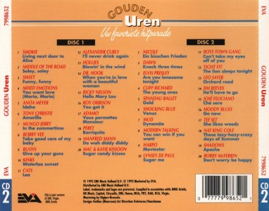 Gouden Uren - EVA 7998652 - Netherlands 1992 - Elvis Presley Various Artist Sampler CD